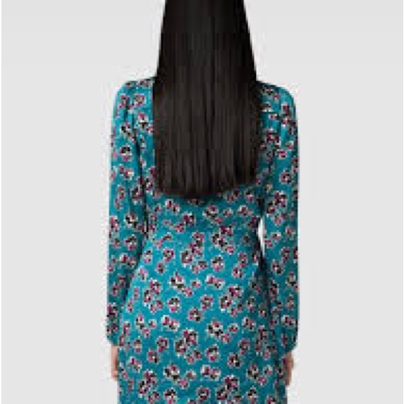 The Kooples Silk Floral Wrap Dress - Picture 2 of 6